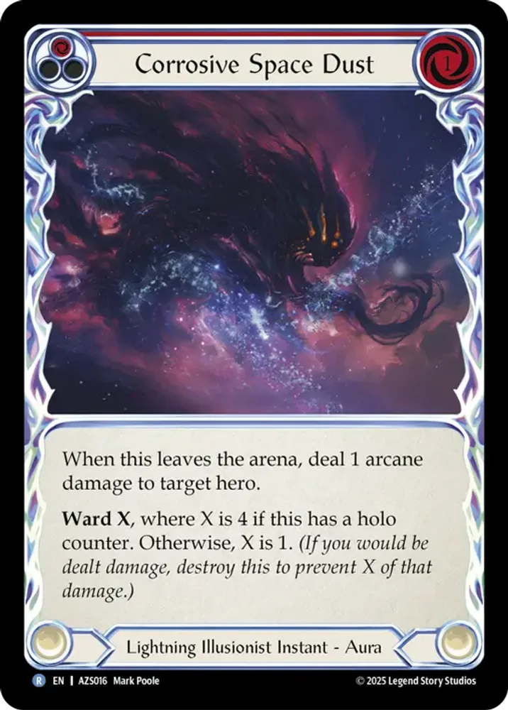 Corrosive Space Dust
