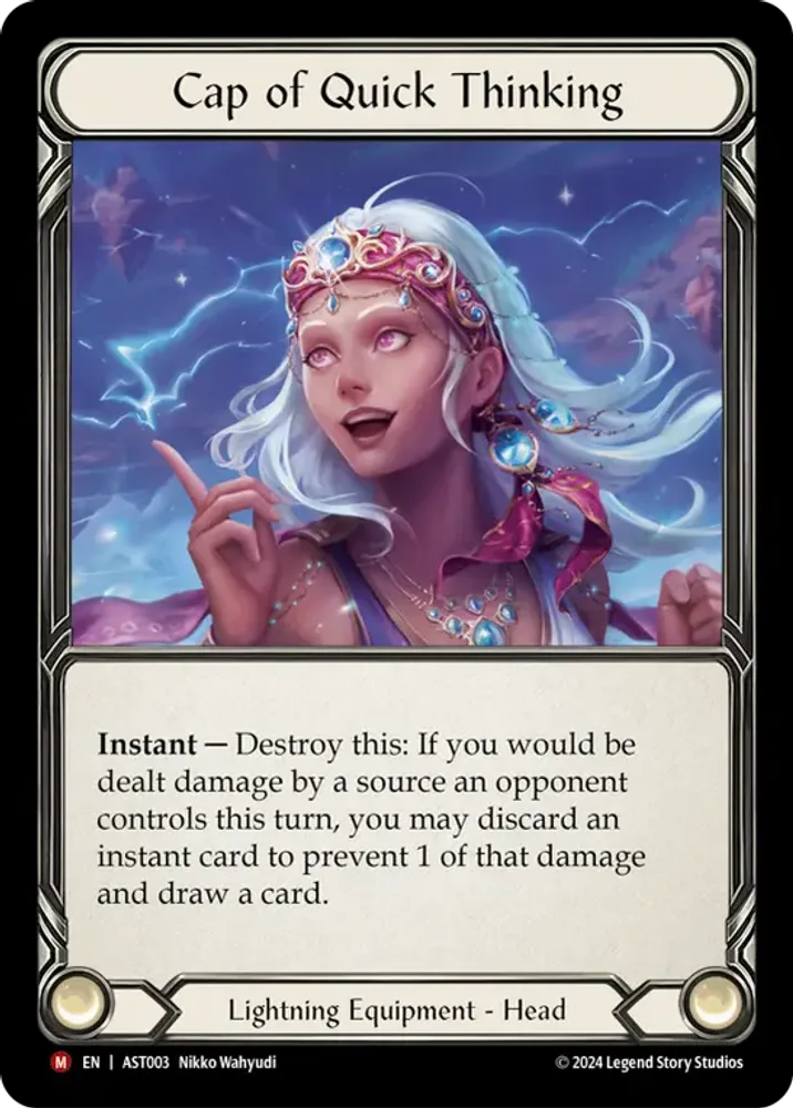Cap of Quick Thinking