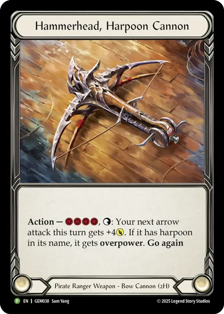 Hammerhead, Harpoon Cannon