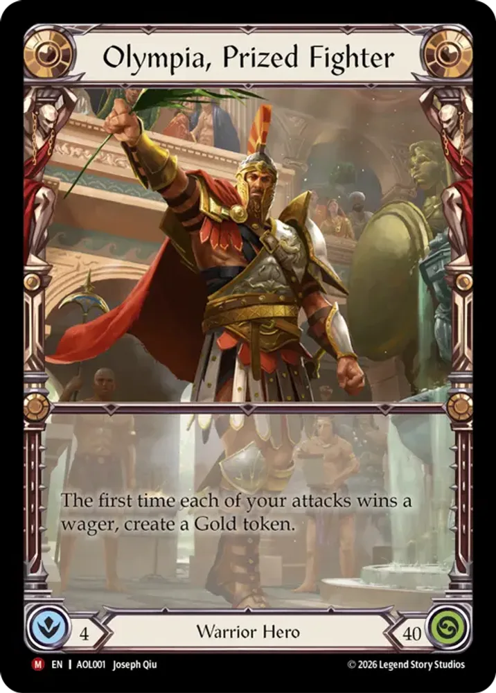 Olympia, Prized Fighter