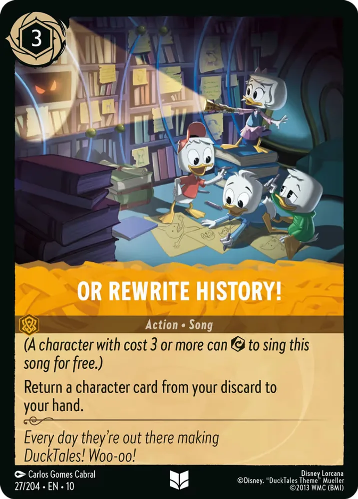 Or Rewrite History!