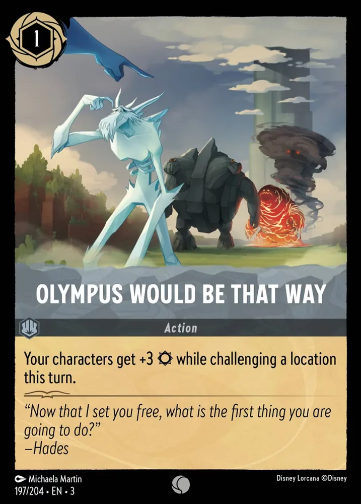 Olympus Would Be That Way