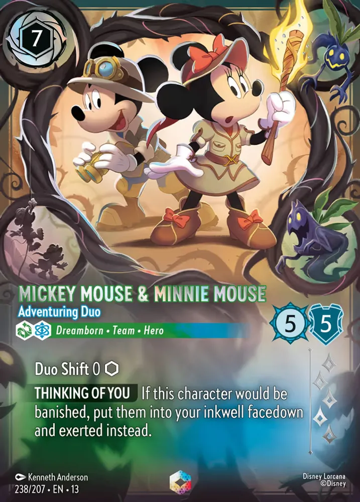 Mickey Mouse & Minnie Mouse