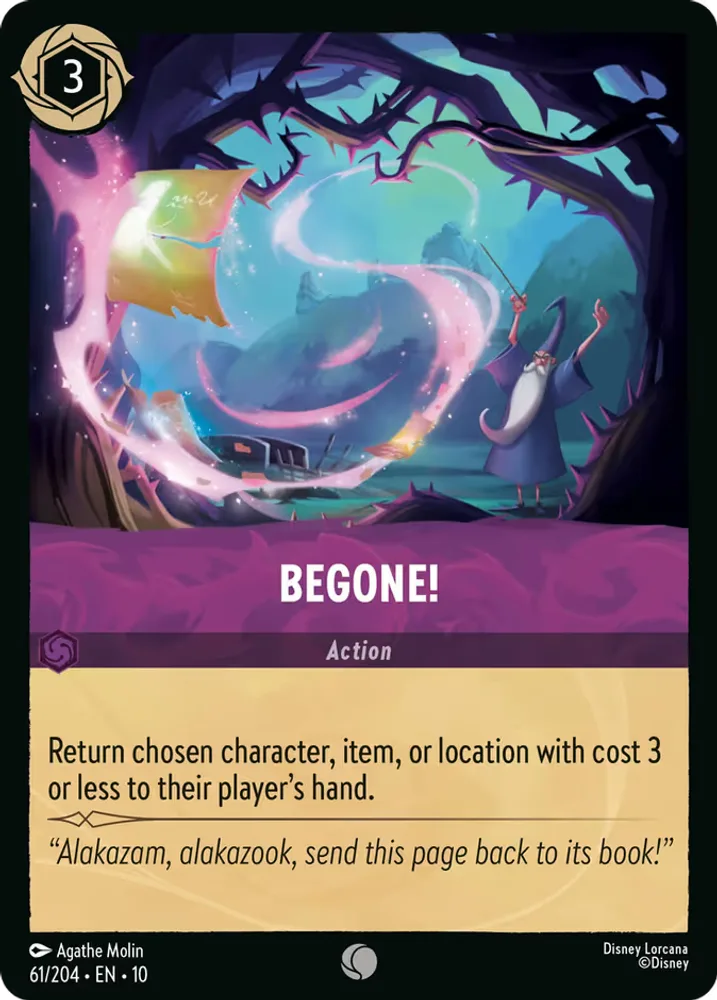 Begone!