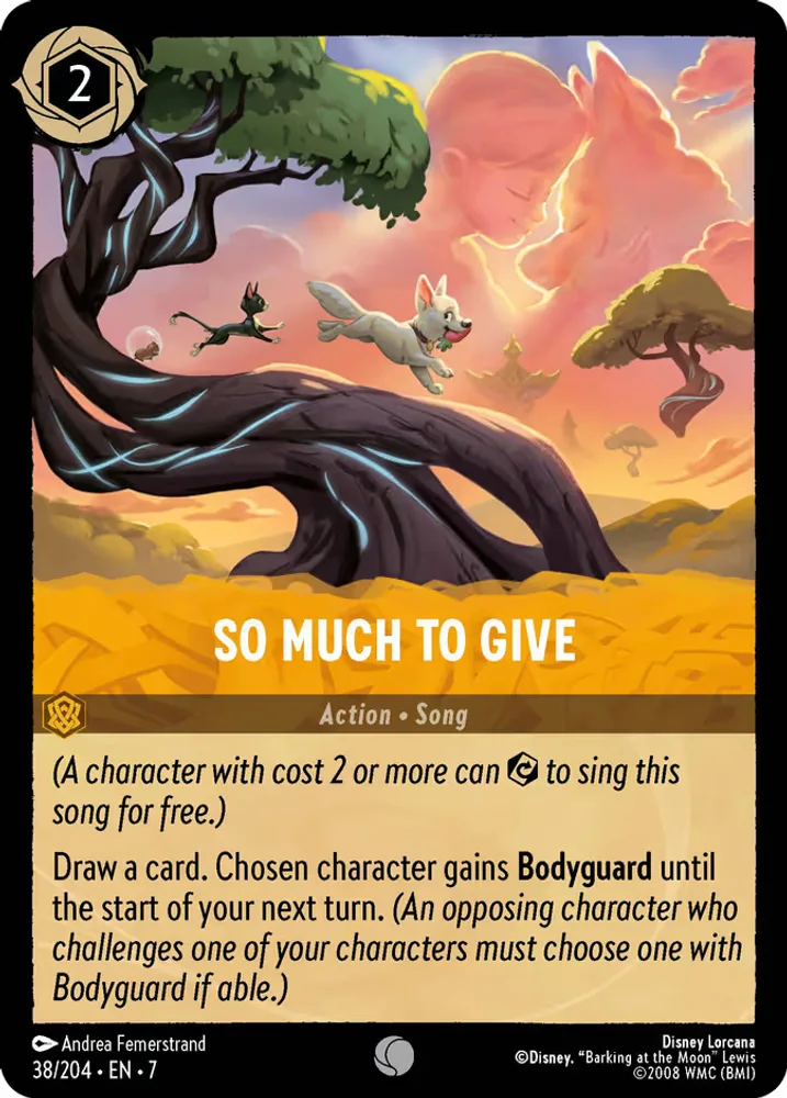 So Much to Give