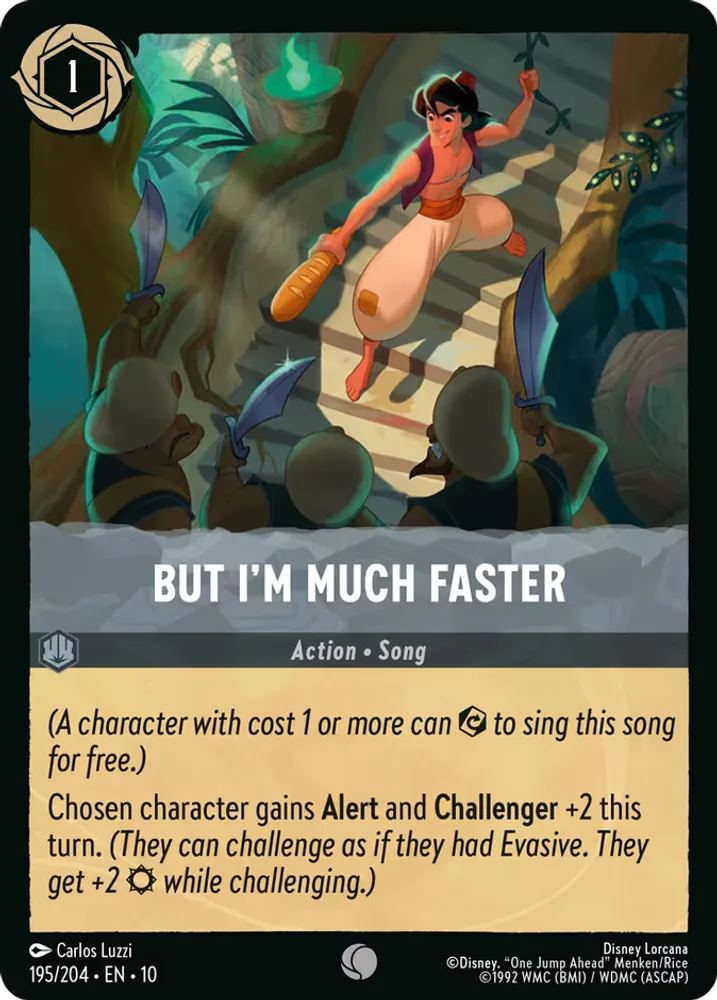 But I'm Much Faster