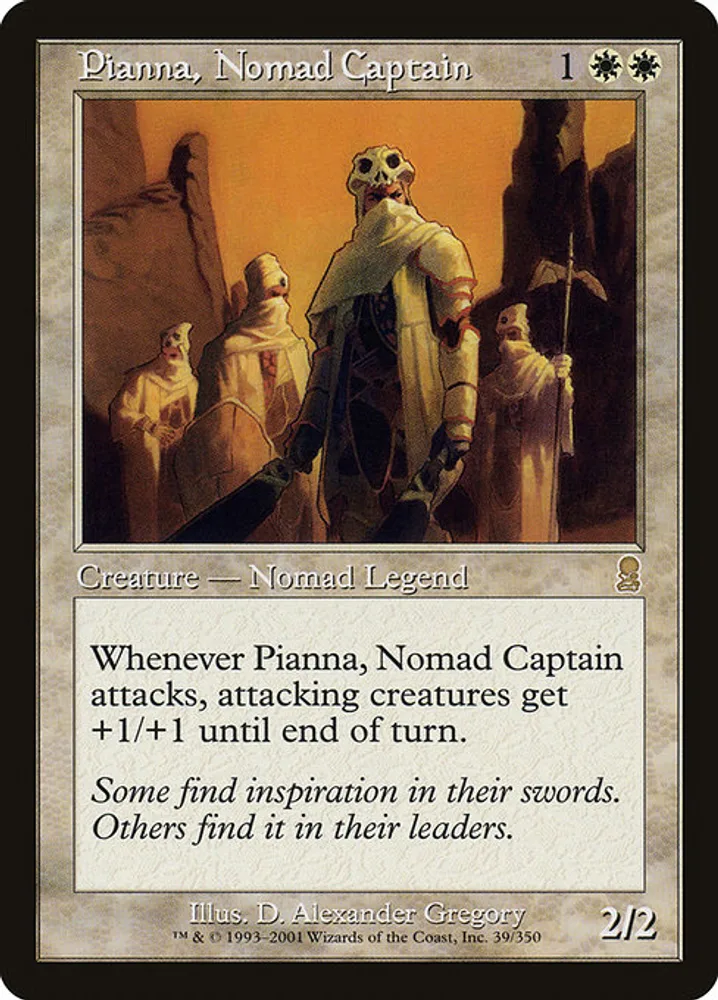 Pianna, Nomad Captain