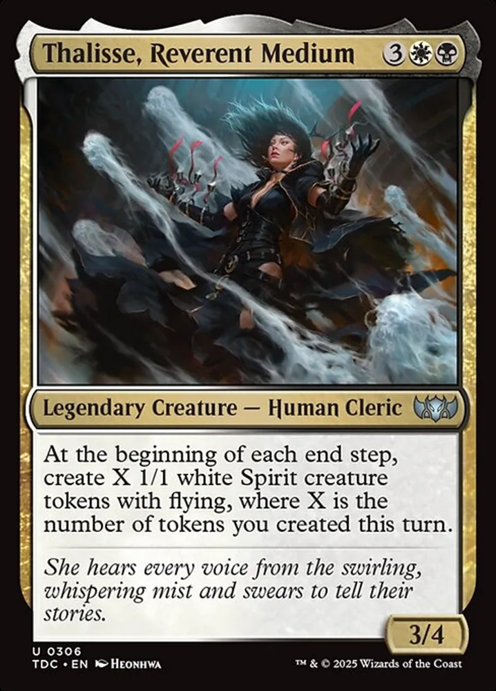 Thalisse, Reverent Medium