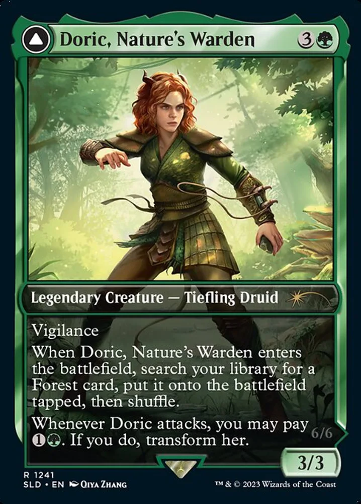 Casal, Lurkwood Pathfinder // Casal, Pathbreaker Owlbear