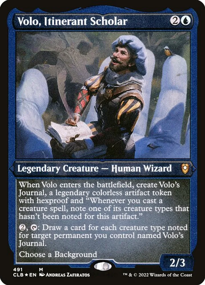 Volo, Itinerant Scholar