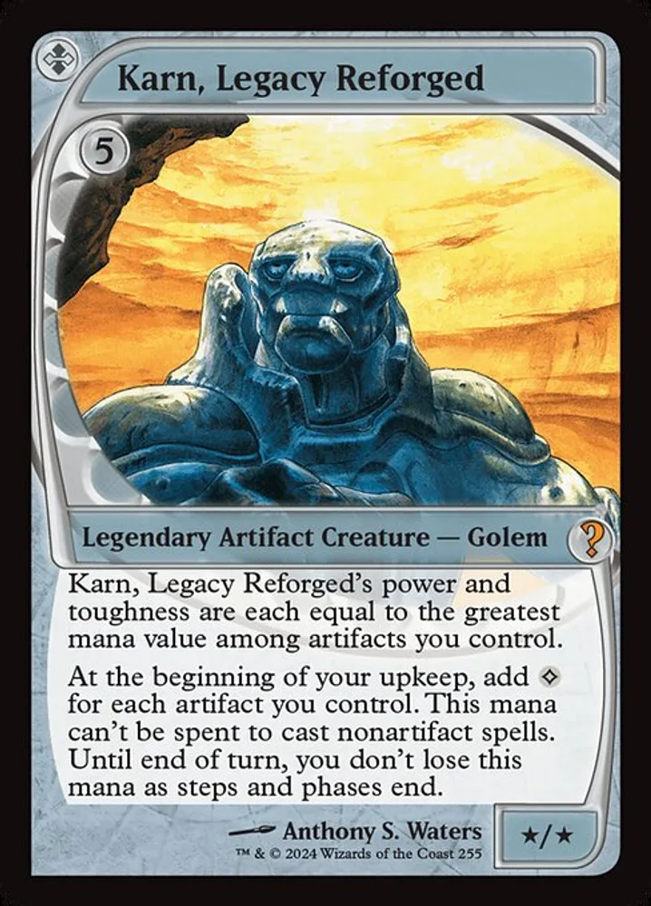Karn, Legacy Reforged