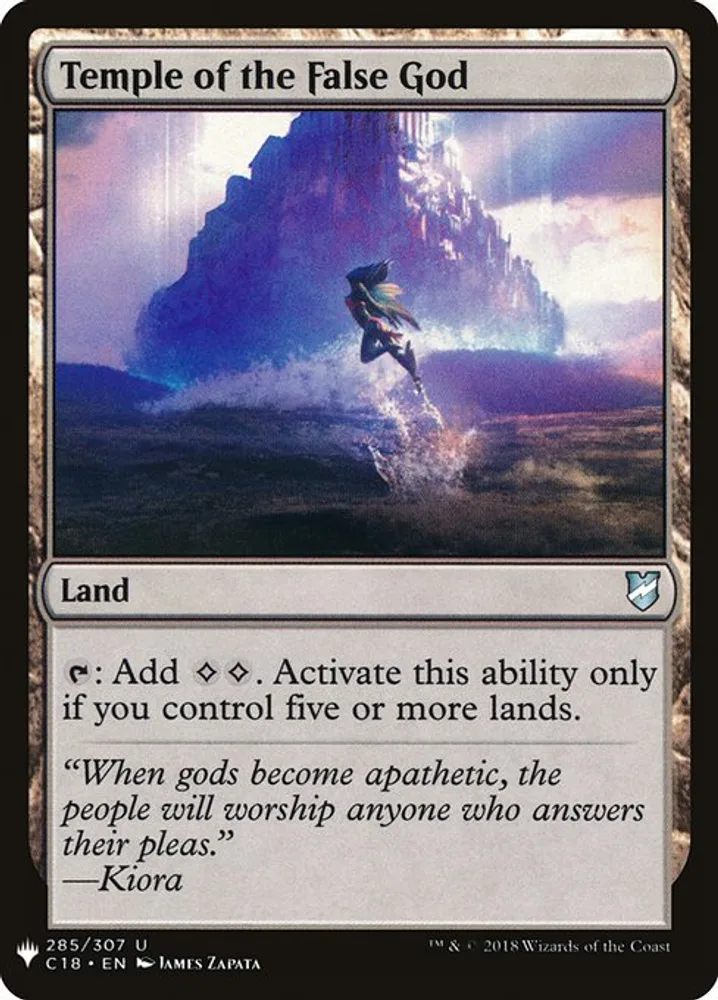 Temple of the False God