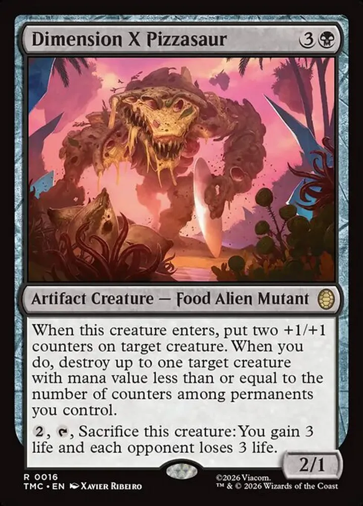 Dimension X Pizzasaur