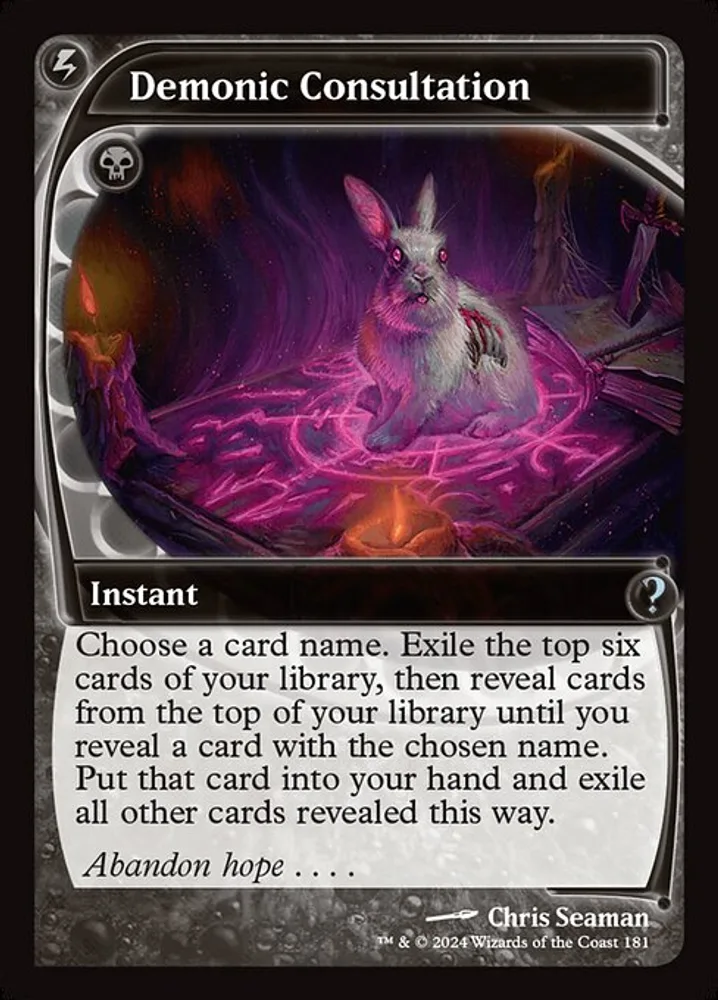 Demonic Consultation