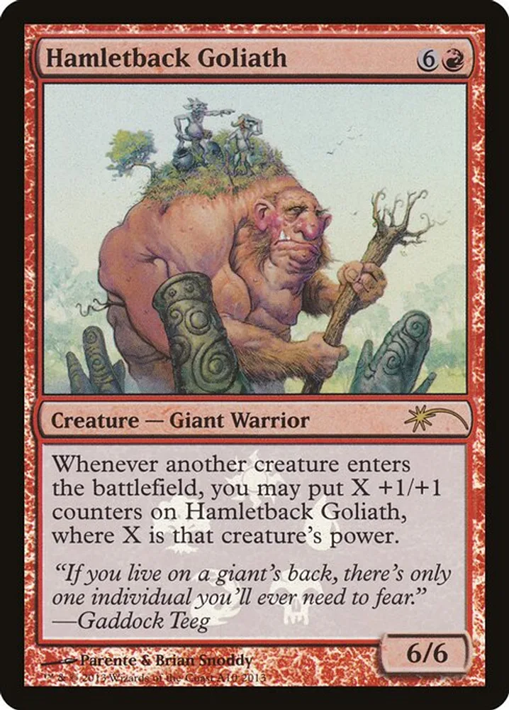 Hamletback Goliath