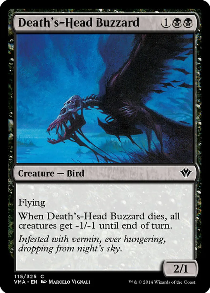 Death's-Head Buzzard