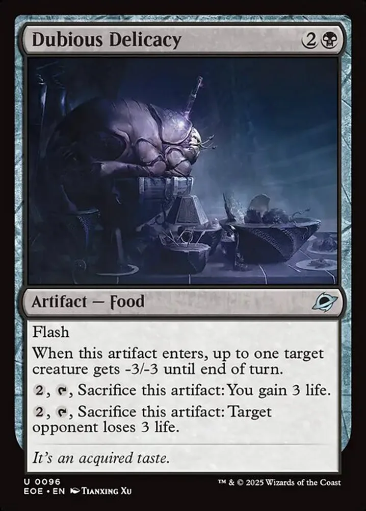 Dubious Delicacy