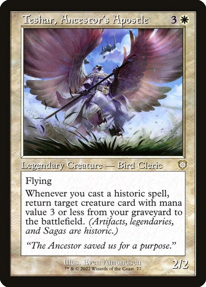 Teshar, Ancestor's Apostle