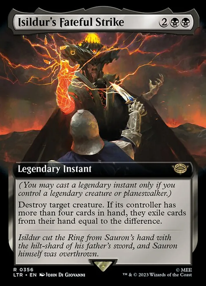 Isildur's Fateful Strike
