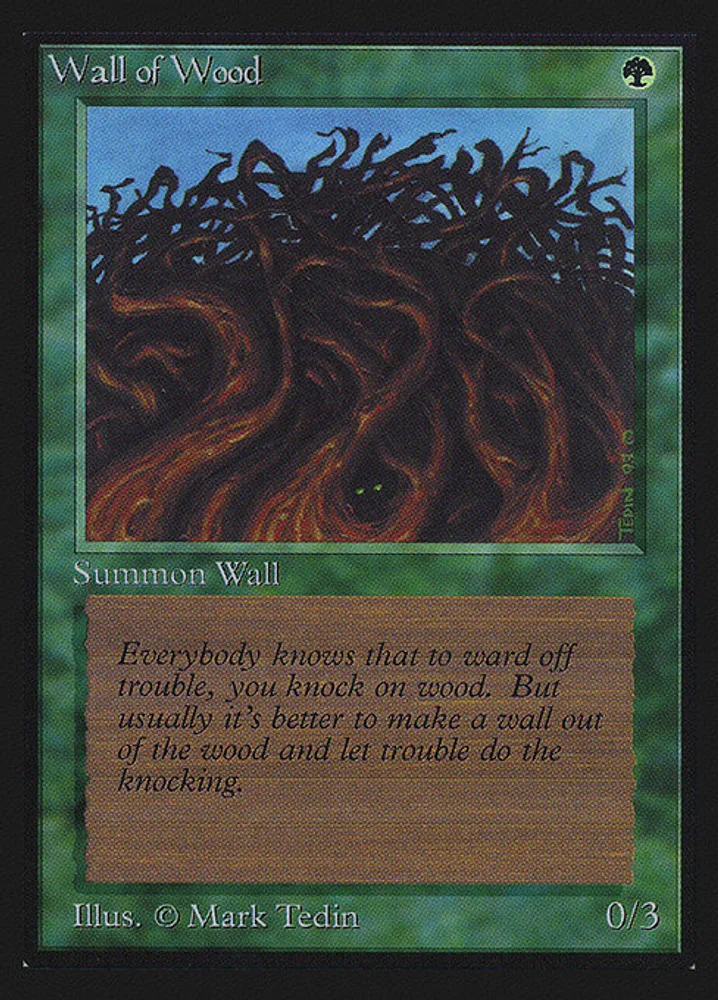 Wall of Wood