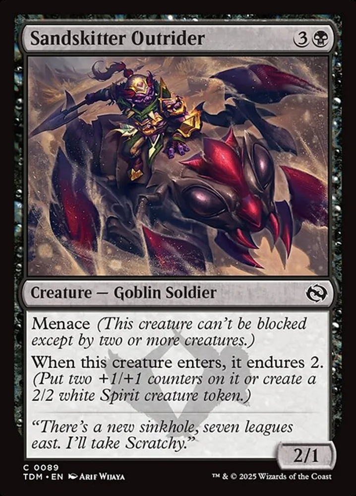 Sandskitter Outrider