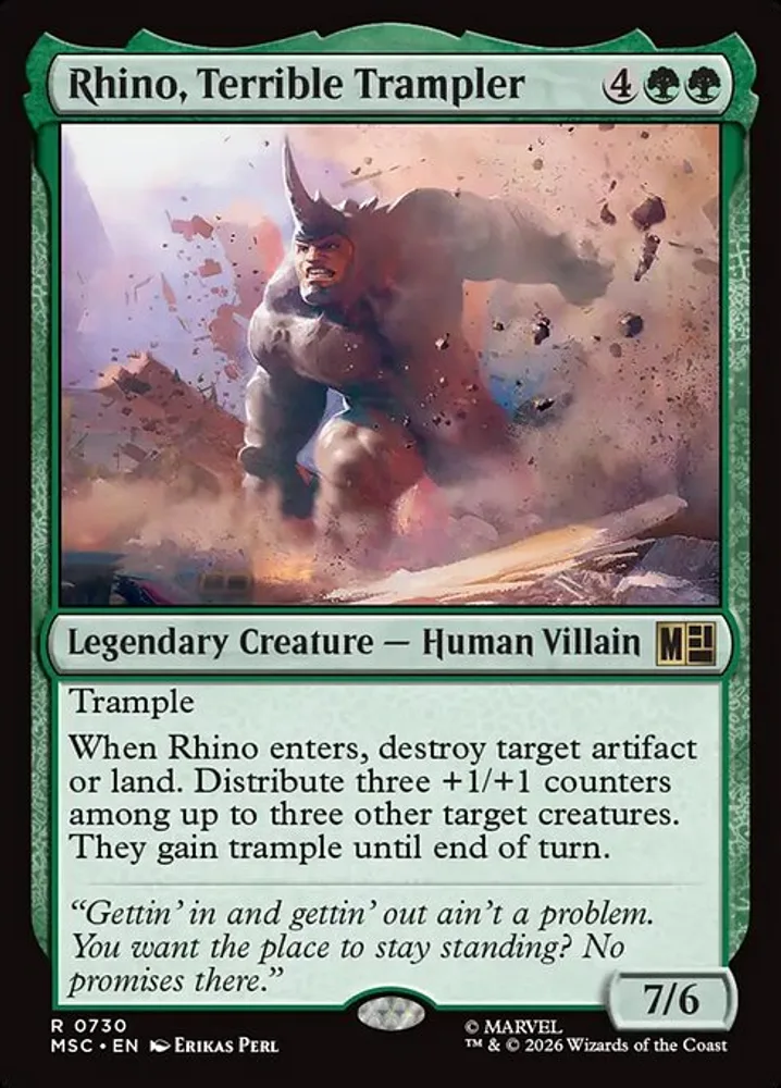 Rhino, Terrible Trampler