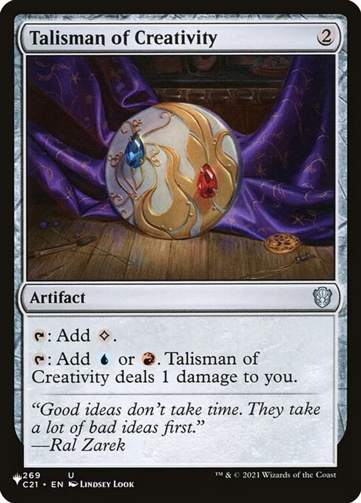 Talisman of Creativity