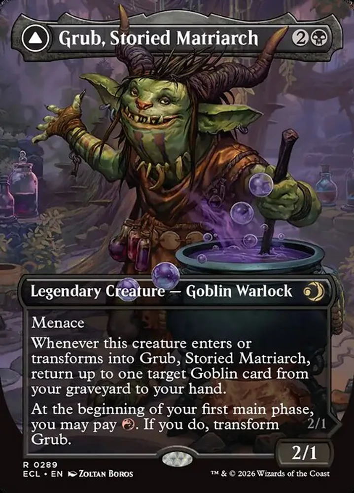 Grub, Storied Matriarch // Grub, Notorious Auntie