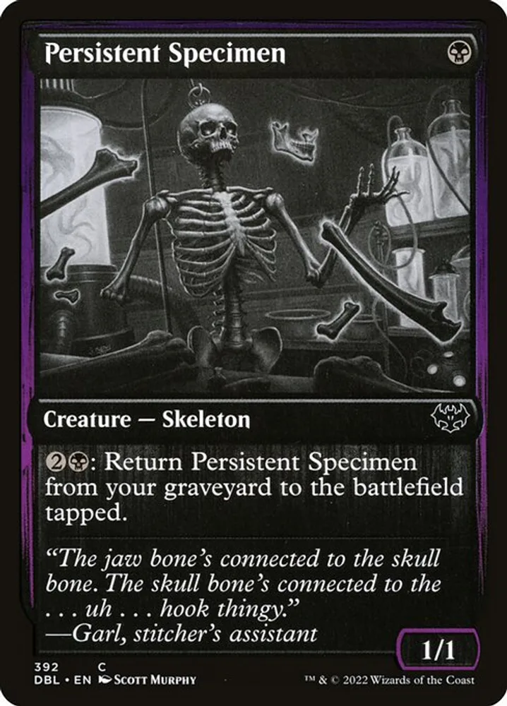 Persistent Specimen