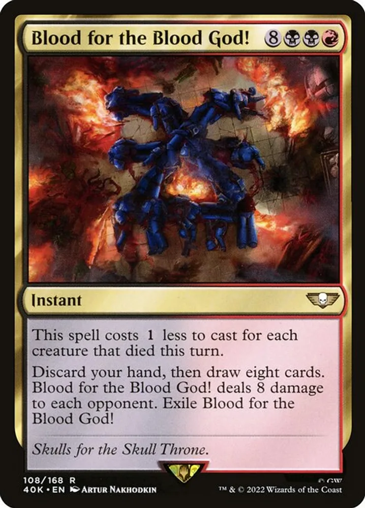 Blood for the Blood God!