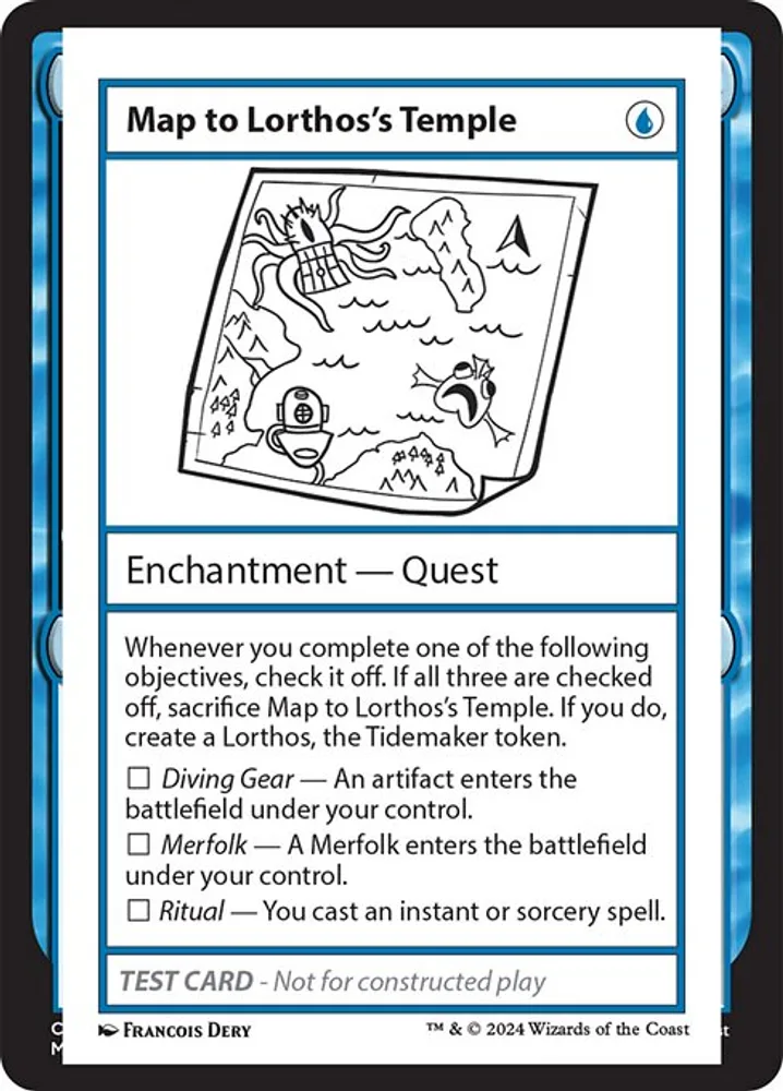 Map to Lorthos's Temple