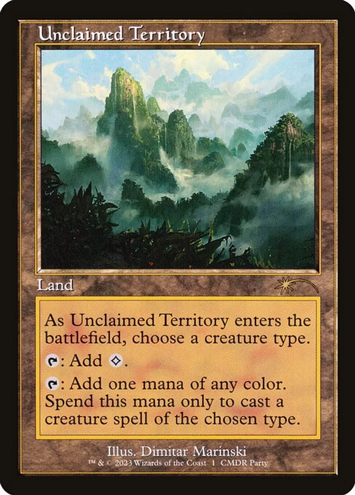Unclaimed Territory