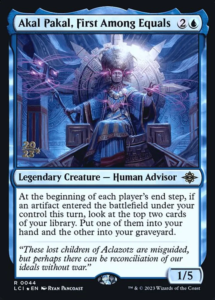 Akal Pakal, First Among Equals