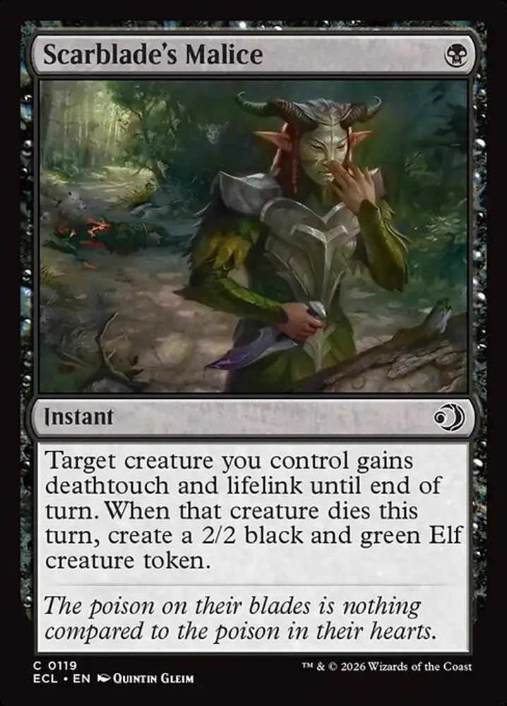 Scarblade's Malice