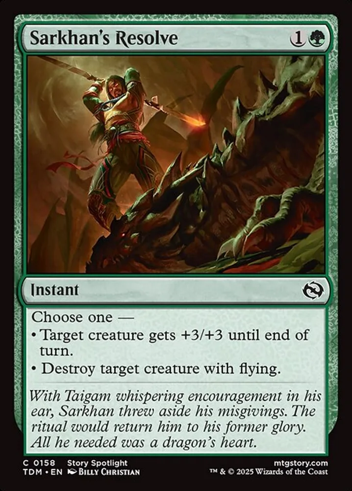 Sarkhan's Resolve