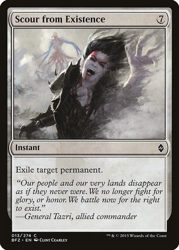 Scour from Existence