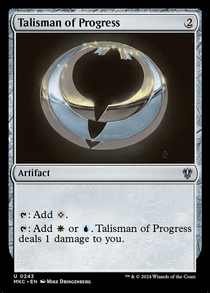 Talisman of Progress