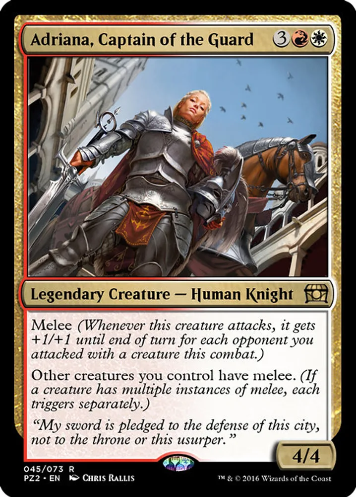 Adriana, Captain of the Guard