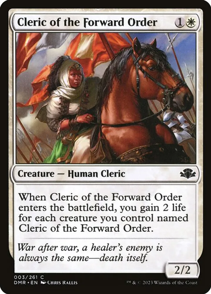 Cleric of the Forward Order