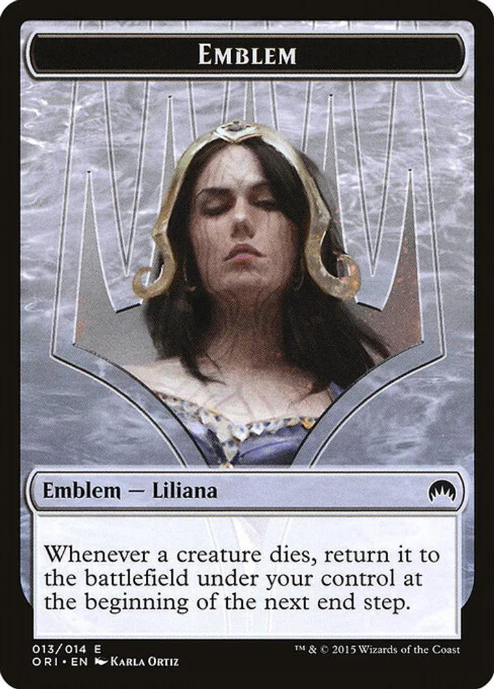 Liliana, Defiant Necromancer Emblem