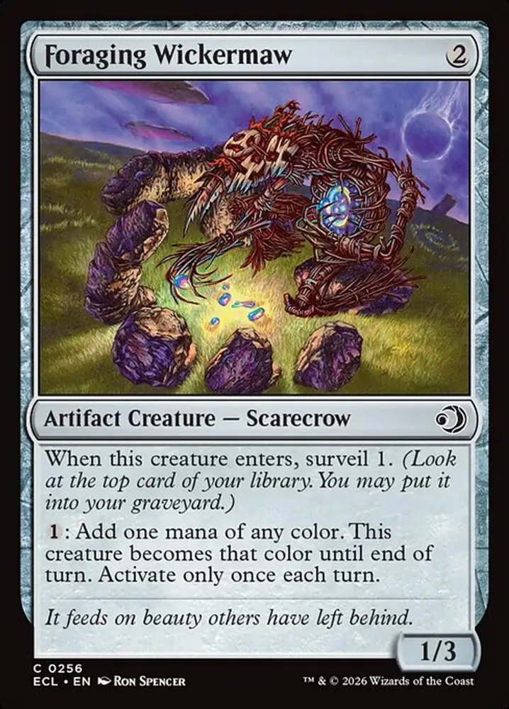 Foraging Wickermaw