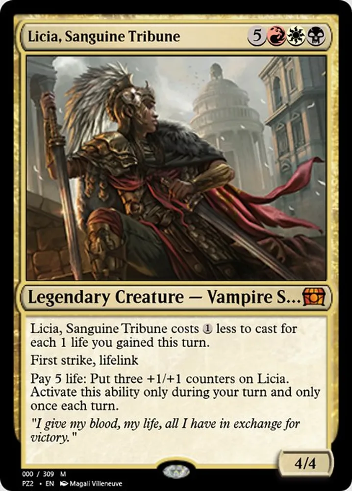 Licia, Sanguine Tribune