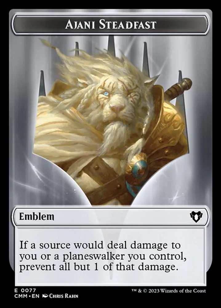 Ajani Steadfast Emblem