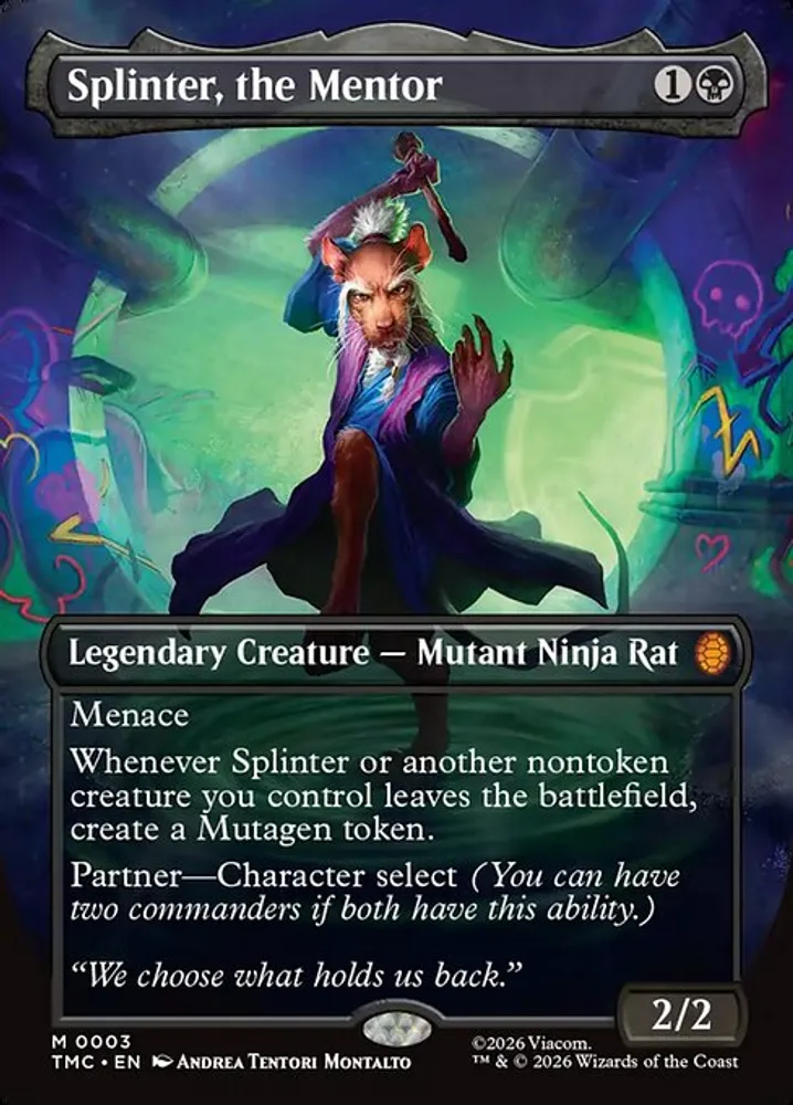 Splinter, the Mentor