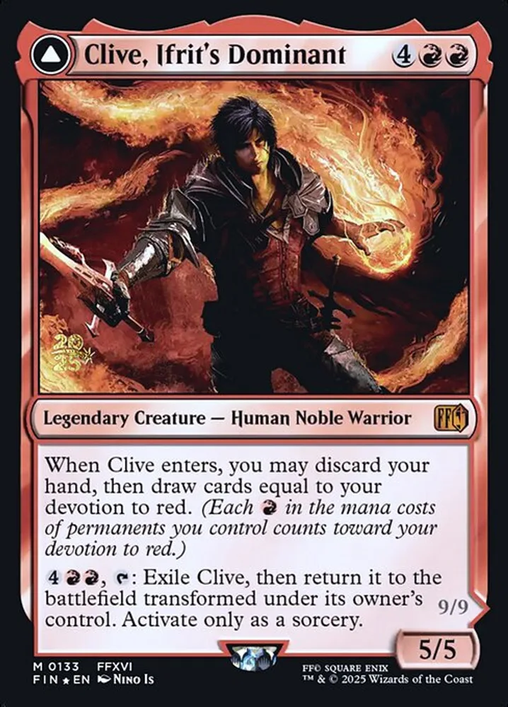 Clive, Ifrit's Dominant // Ifrit, Warden of Inferno