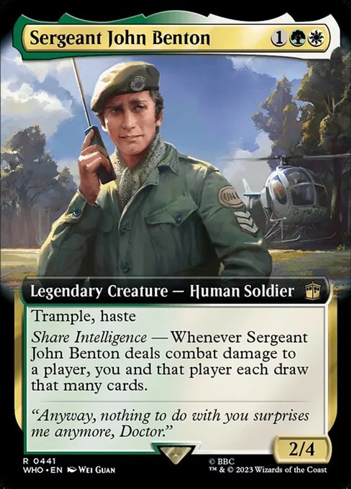 Sergeant John Benton