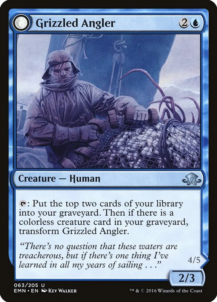 Grizzled Angler // Grisly Anglerfish