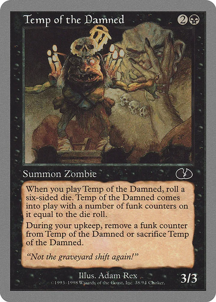 Temp of the Damned