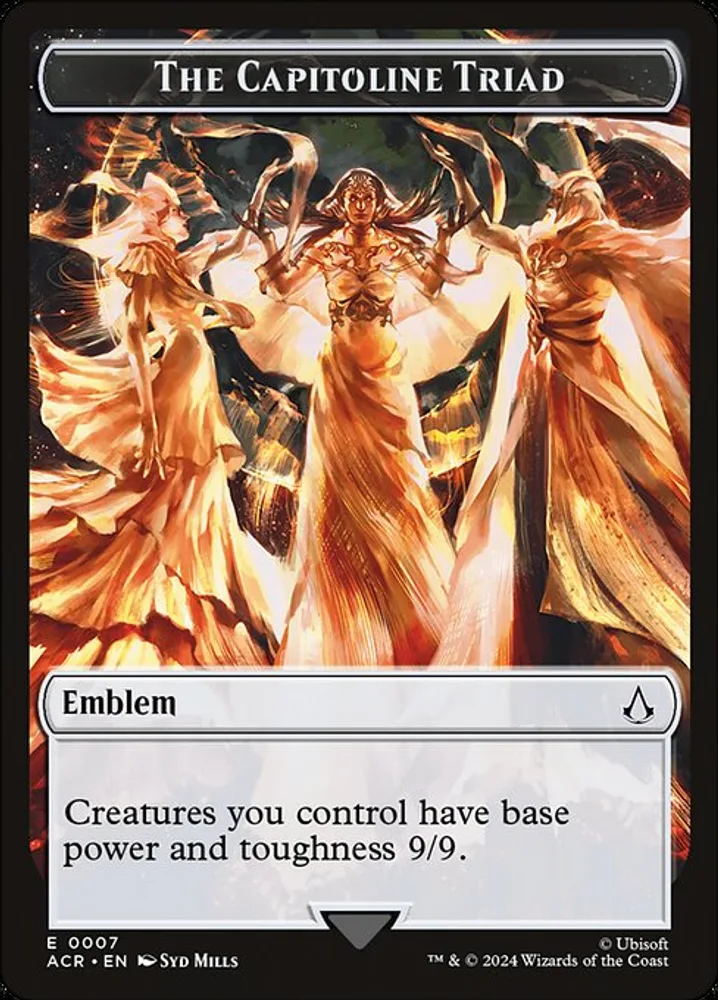 The Capitoline Triad Emblem