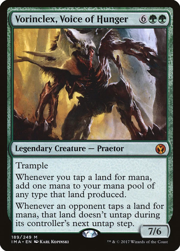 Vorinclex, Voice of Hunger